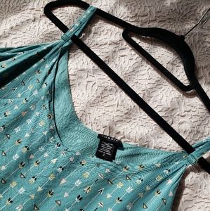 Torrid Teal Arrows Camisole
